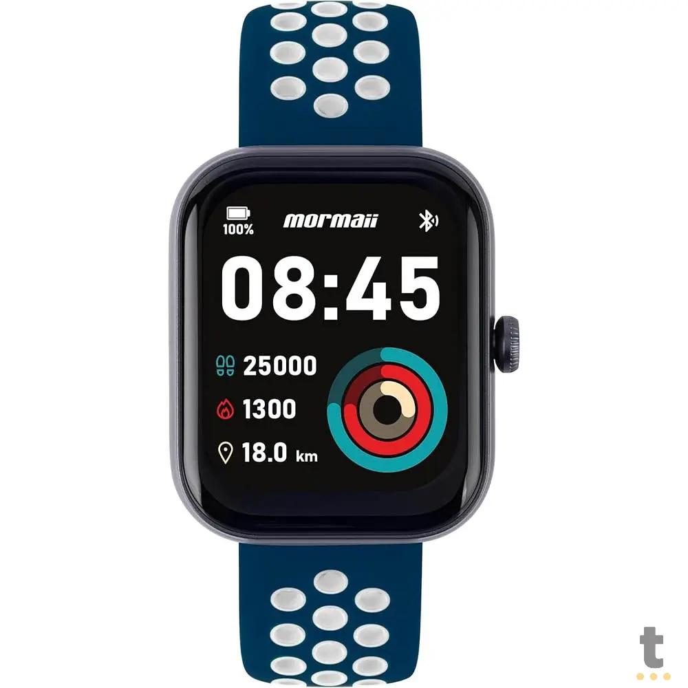 Relógio de Pulso SmartWatch Mormaii Life Azul - MOLIFEUAN/8A Truedata